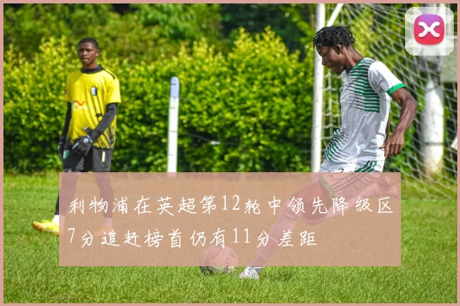 利物浦在英超第12轮中领先降级区7分追赶榜首仍有11分差距